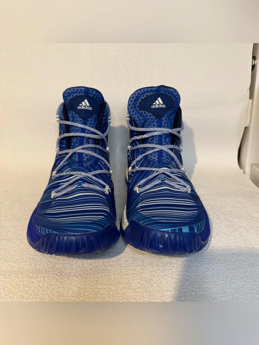 Adidas Crazy Explosive Boost Men’s 12.5 Blue Basketball Shoes B42419 NWOB